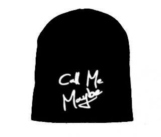 Beanie cap Call Me May Be CARLY RAE JEPSEN Justin Bieber New Ski hat
