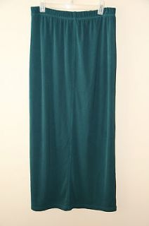 CAROLE LITTLE SPORT PETITES skirt sz M (10/12) elastic waist soft