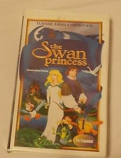 The Swan Princess EN ESPANOL VHS Tape Movie Spanish Dubbed Version EUC