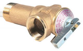 Camco 2 1/2 Water Heater T&P Relief Valve With Setting Of 150psi