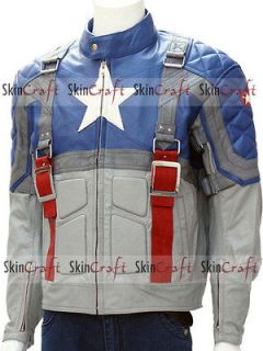 Captain America The First Avenger Chris Evans Leather Jacket in All