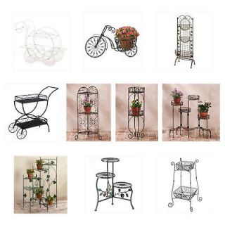 METAL Plant Stand Planter Cart Basket Staircase Bicycle