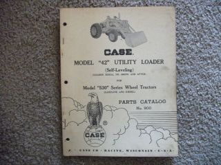 Vintage Case model 42 Utility Loader for 530 Case Tractors parts