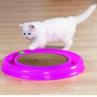 Starchaser Turboscratcher Cat toy Motion activated LED ball & catnip