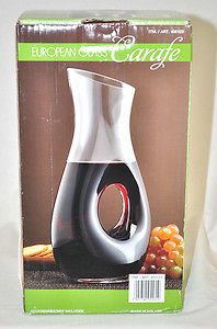 Costco European Glass Carafe Wine Liquids 1.4L 13 Tall