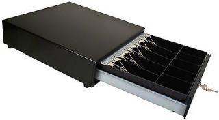 Cash Drawer J 423 B All Black with an Extra Money Tray