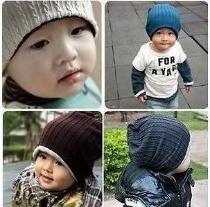 Cute boy girl Trendy Baby Toddler child hat Knit Beanie Hat cap new