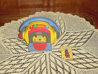 Fisher Price Tough Stuff Cassette Player Record Microphone + Tape