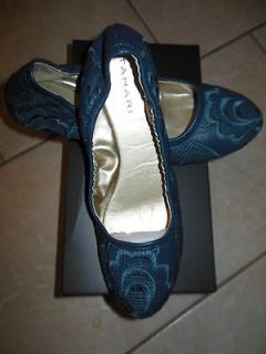 Vivian womens dark teal leather ballet flats casual shoes 8.5M, 9M $79
