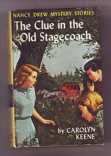 Vintage Nancy Drew #37 The Clue In The Old Stagecoach   1960