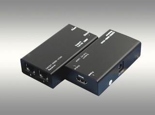 NEW HDMI to two Cat5e/Cat6 extender 1080P 60M Support video output
