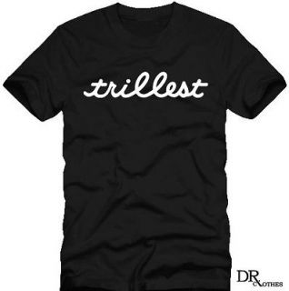 ILLEST TRILLEST (XL)black T SHIRT cements bulls snapback crewneck