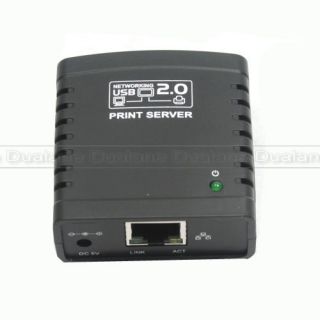LPR Printer Print Server Hub Adapter Ethernet LAN Networking Share