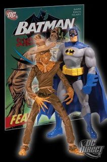 Batman Scarecrow Fear Boxed Figure Set DC Direct+Comic Book