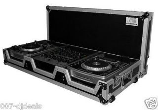 DJ LARGE CD PLAYER 12 MIXER COFFIN ROAD CASE PIONEER DENON DNS3700