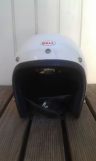 Bell Magnum II Open Face Helmet 55cm White Size 6 7/8 Vintage Arthur