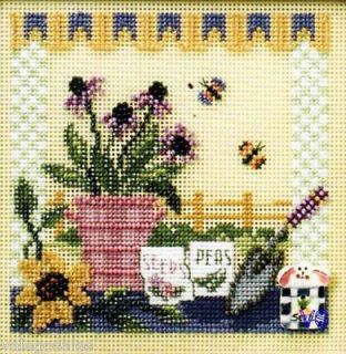 Mill Hill Buttons Beads Cross Stitch Kit 5 x 5 ~ POTTING TABLE Sale