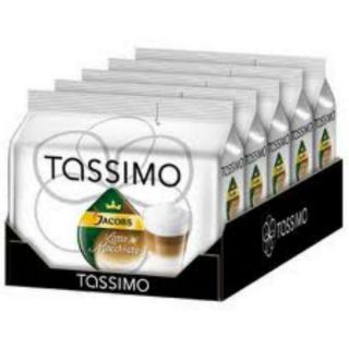Tassimo Jacobs Latte Macchiato, 5 x Packs (40 Cups / Servings) 80 T