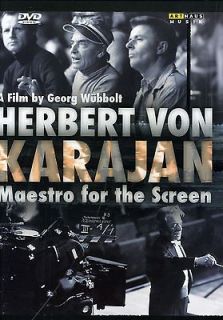 Herbert Von Karajan Maestro for the Screen (DVD, 2009) Georg Gubbolt