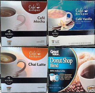CAFE ESCAPES GREAT VALUE SINGLE SERVE COFFEE KEURIG K CUPS MACHINE