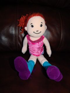 Groovy Girls Doll Celeste Wearing Pink Leotard Blue and Purple Boots