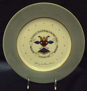 Castleton Eisenhower Birthday Plate 10/14/ 1953 Presidential