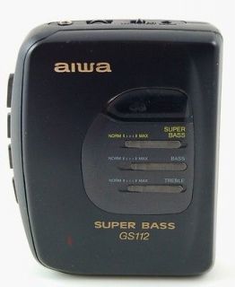 AIWA Super Bass GS 112 Personal Cassette Player With 