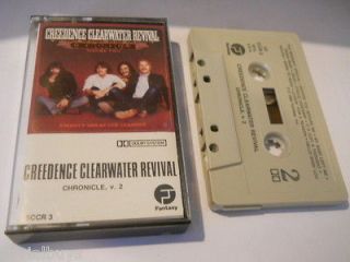 LIKE NEW CLEAN CREEDENCE REVIVAL CCR CHRONICLE 2 CASSETTE TAPE