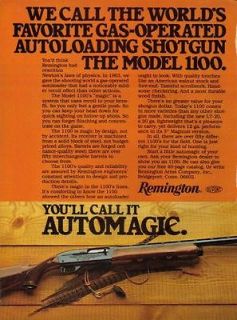 1978 REMINGTON AD MODEL 1100 SHOTGUN GUN