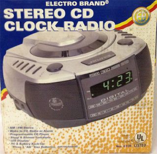Electro Brand Stereo Cd Clock AM/FM Radio