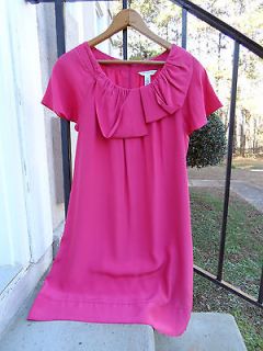 GORGEOUS Womens BANANA REPUBLIC Silk Dress Size 2 Pink EUC