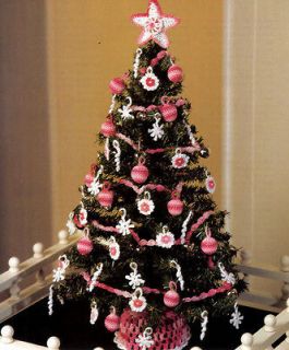 BEAUTIFUL Victorian Christmas Tree/Decor/CRO CHET PATTERN INSTRUCTIONS