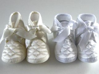 boys christening shoes ivory