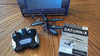 Saturn X 2 Channel Remote Control Helicopter