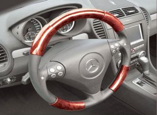 Chevrolet Tahoe 07 09 Red Wood Grain Pattern Steering Wheel Cover