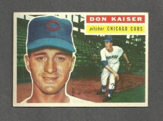 1956 Topps # 124 Don Kaiser   Chicago Cubs   EX/MT