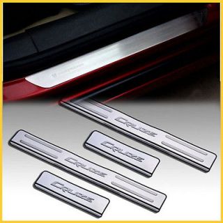 CHEVY CRUZE CHROME Stainless Door Sill Scuff Plate TRIM Chevrolet 도