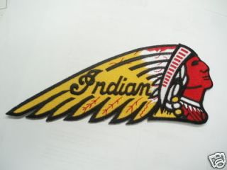 Indian Motorcycle Jacket Patch   Head Dress