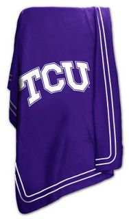 Texas Christian Horned Frogs NCAA 50 x 60 Classic Fleece Throw