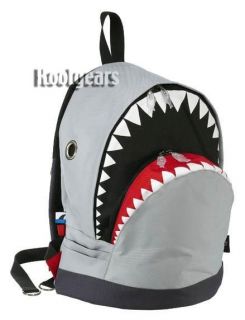 SHARK Backpack LARGE Morn Creations Great White GREY
