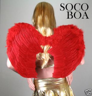 Red Feather costume Angel Wings Boys Girls Props + HALO halloween