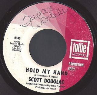 SCOTT DOUGLAS MISS YOU/HOLD MY HAND 45 RPM TOLLIE 9048