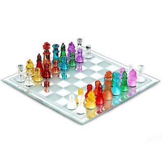 World’s Best qualityReal Glass Crystal Chess Sets 8 in
