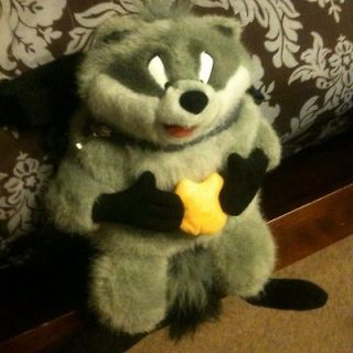 Walt Disney Pocahontas MEEKO the Raccoon Plush Toy Strorage Bag Purse