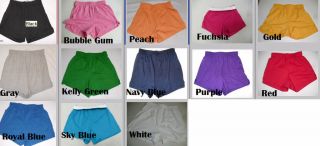 NEW SOFFE Juniors Youth Girls Athletic Gym Dance Cheer Knit Short