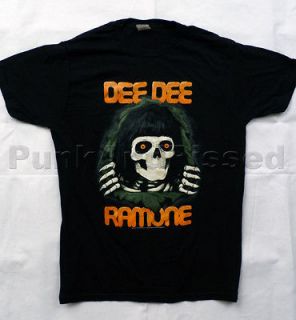 Dee Dee Ramone   Ripping black t shirt   Official   FAST SHIP