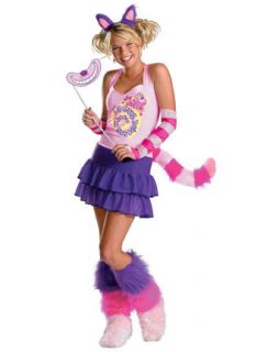 Womens Cheshire Cat Halloween Costume Teen Alice In Wonderland Purple