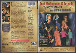 PAUL McCARTNEY/B 52 s/CHRISSIE HYNDE PETA CONCERT DVD