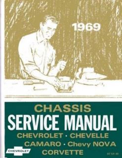1969 Chevrolet Shop Service Repair Manual Engine Drivetrain Electrical