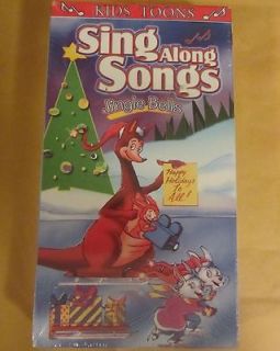 ~ SING ALONG SONGS JINGLE BELLS GREAT CHRISTMAS GIFT VHS NEW SEALED